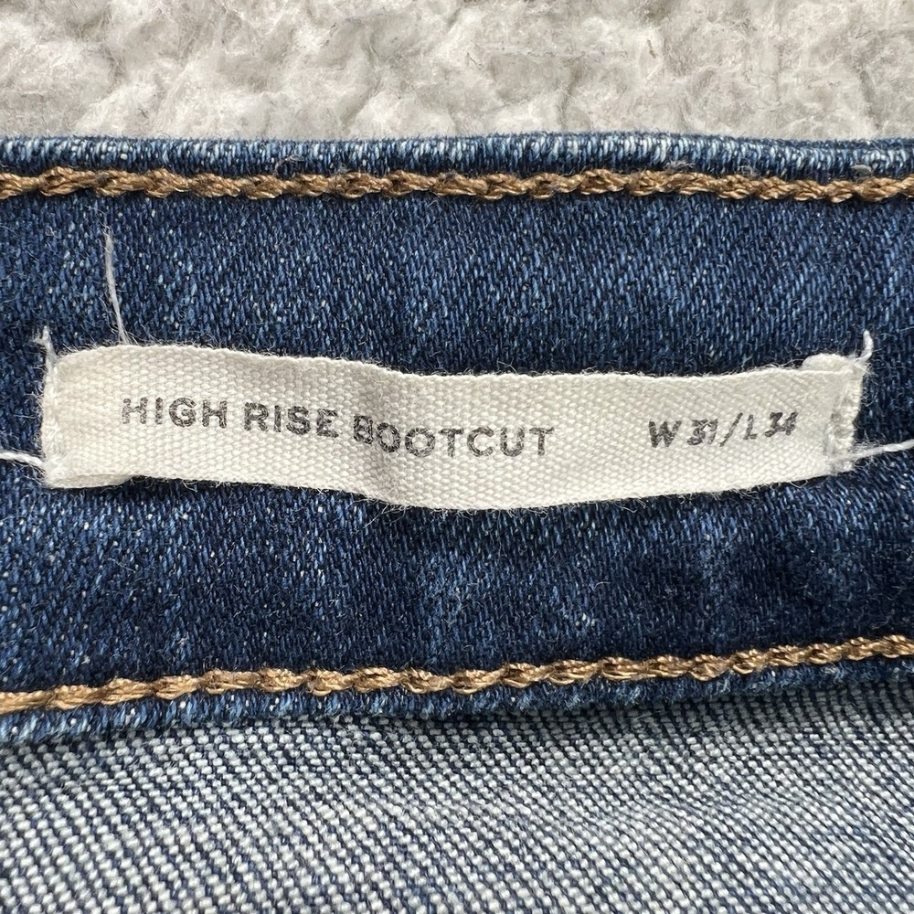Cleo + Wolf Bootcut Jeans Women's Size 31x29 Boho Western Rodeo Y2K Casual Denim - Picture 10 of 15